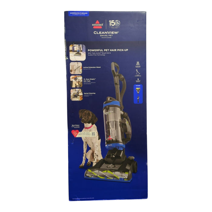 Bissell CleanView Swivel Pet Upright Vacuum with Active Extension Wand
