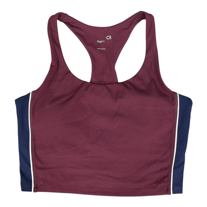 GapFit Women's Lightweight Active Fit Scoop Neck Varsity Tank Bra