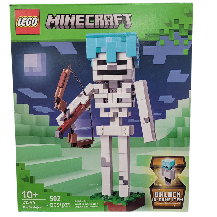 LEGO Minecraft The Skeleton Model Building Toy, 502 pcs, 21594