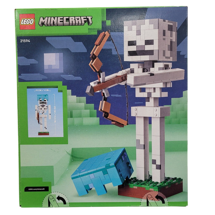 LEGO Minecraft The Skeleton Model Building Toy, 502 pcs, 21594