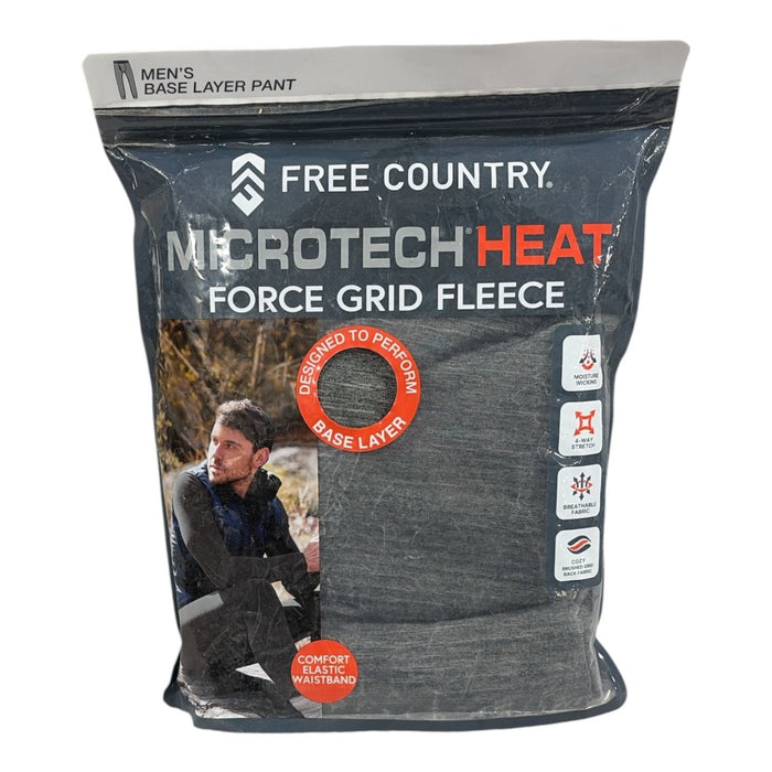 Free Country Men's lightweight Microtech Heat Base Layer Pants
