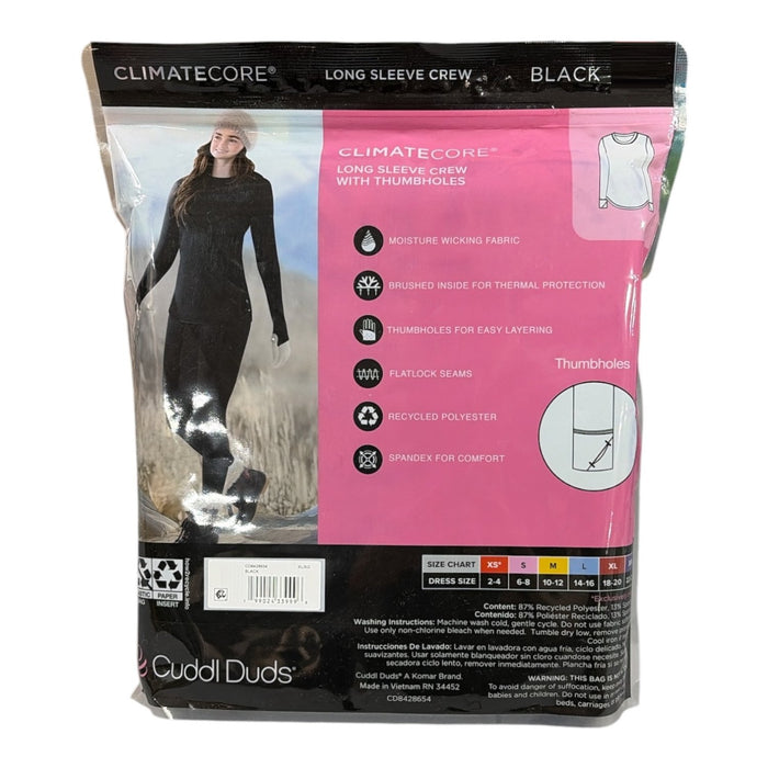 Cuddl Duds Women's Comfort Fit ClimateCore® Baselayer Long Sleeve Crew