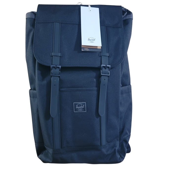 Herschel Supply Co Retreat Backpack, Black Tonal, Standard, w/Laptop Sleeve, 23L