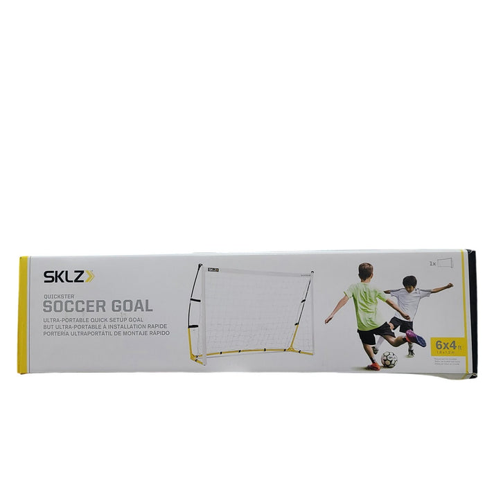 SKLZ Quickster Ultra Portable Quick Setup Soccer Goal, 6 x 4 feet