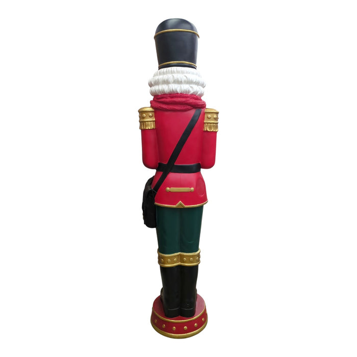 Member's Mark LED Pre-Lit Hand Painted Grand Nutcracker, 6ft, Caucasian