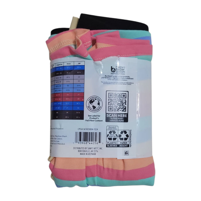 Member's Mark Girls 3-Pack Sit Snug Cartwheel Short