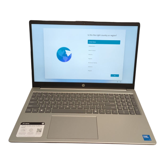 HP Laptop 15.6" Intel i5-1334U Processor, 8GB RAM, 512GB SSD, Intel Iris X