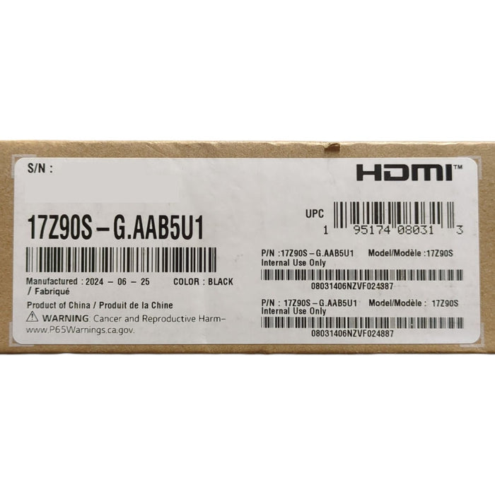 LG Gram Laptop 17" Intel Evo, 16GB RAM, 512GB SSD, Intel Arc Graphics