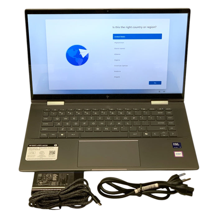 HP Envy x360 Convertible 15.6", Intel Ultra 7, 16 GB LPDDR5, 1 TB SSD, Intel