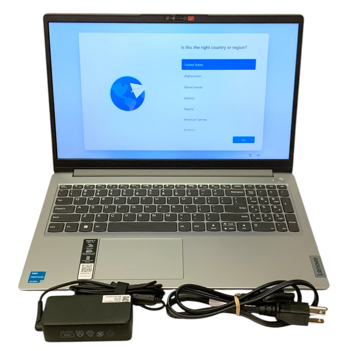 Lenovo IdeaPad1, 15.6" Intel Pentium SilverN6000, 4GB RAM, 128GB eMMC, Intel UHD