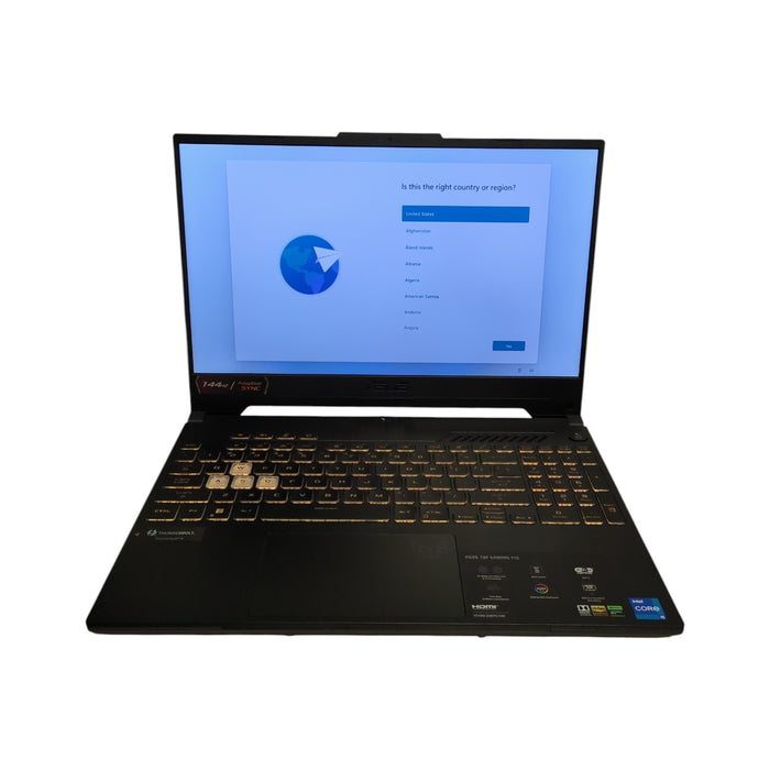 ASUS TUF F15 15.6", Intel i5-12500H, 8GB RAM, NVIDIA GeForce RTX 3050, 512GB SSD