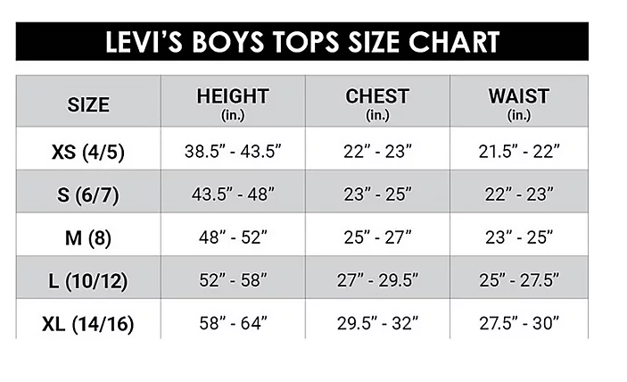 Levi's Boys Soft Waffle Thermal Henley Long Sleeve Tee