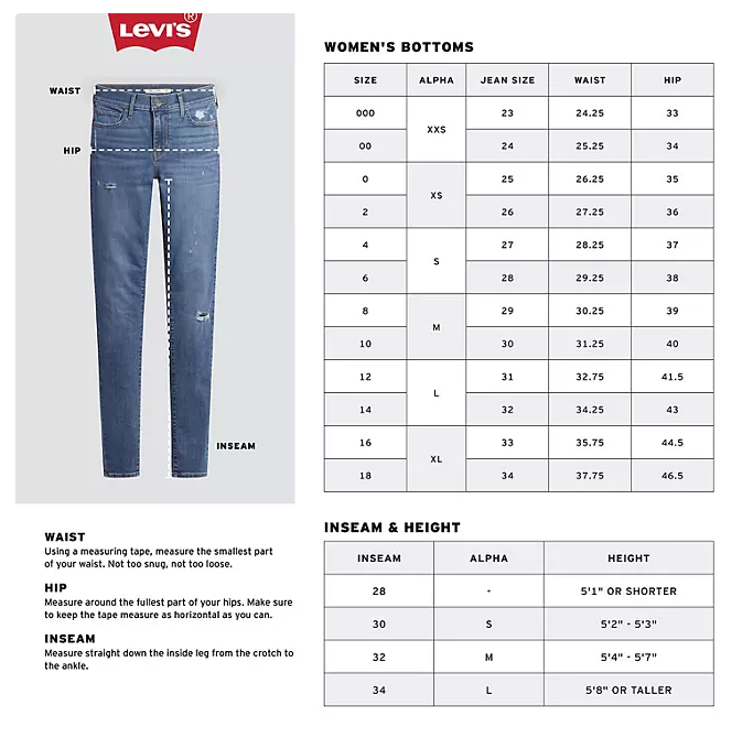 Levi's Women's 311 Mid-Rise Smoothing Tummy Panel Shaping Skinny Jean