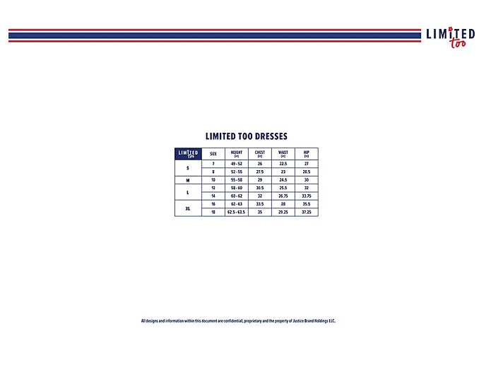 Limited Too Girls Sleeveless Soft Regular Fit Pull-On Active Dress