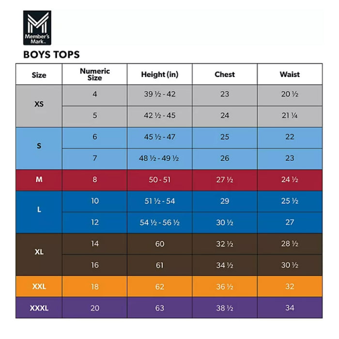 Member's Mark Boys Moisture Wicking Favorite Soft Hoodie
