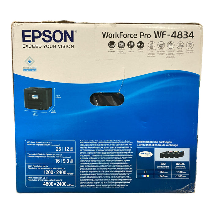Epson Workforce Pro WF-4834 All in One Inkjet Printer — Ewirelessgear