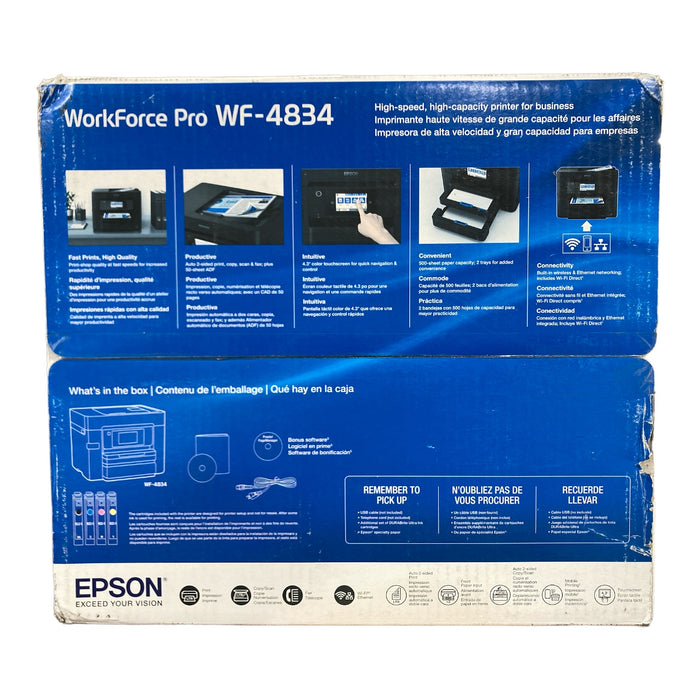 Epson Workforce Pro WF-4834 All in One Inkjet Printer