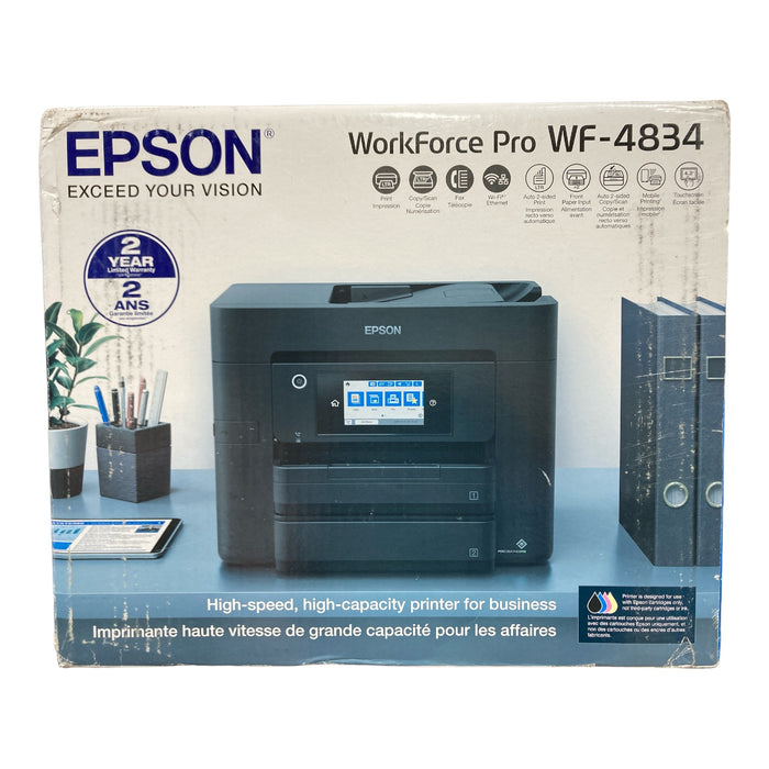 Epson Workforce Pro WF-4834 All in One Inkjet Printer — Ewirelessgear