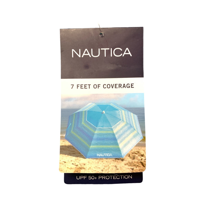 Nautica Vented Canopy 2 Way Tilt Beach Umbrella