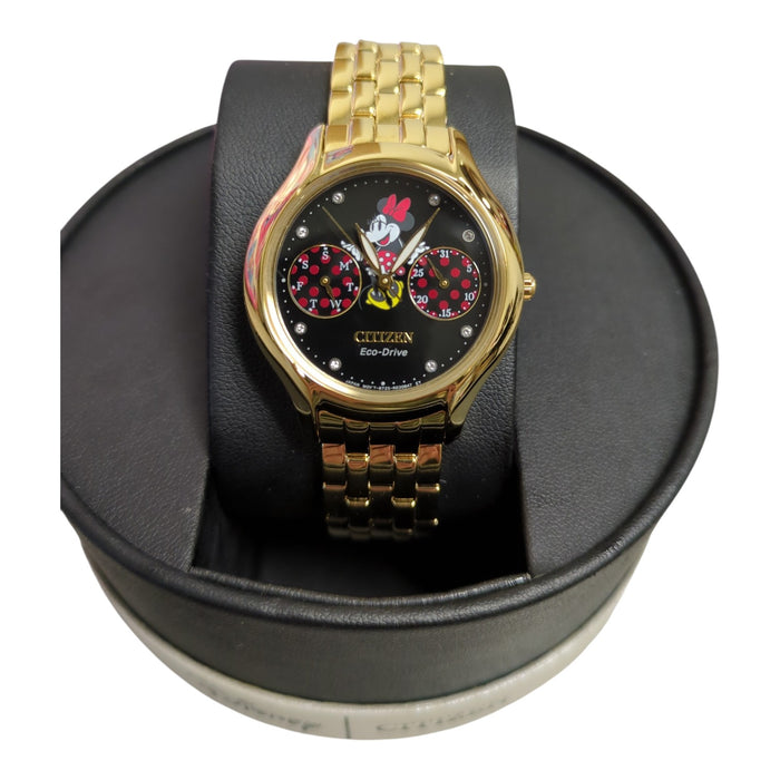 Citizen Women's Eco-Drive Positively Minnie Stainless Steel Watch, FD4018-55W