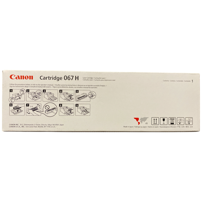 Canon Genuine 067 H High Yield Toner Cartridge, Magenta, 5104C001
