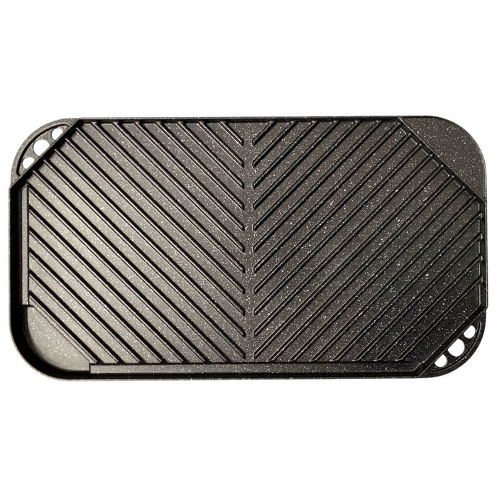 Tramontina Reversible Double Burner Aluminum Alloy Grill-Griddle, 80152/506DS