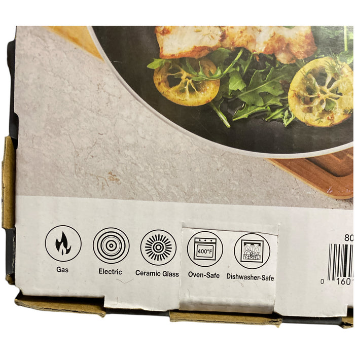 Tramontina Non-Stick Heavy Gauge Aluminum Fry Pan Set, Charcoal, 3pc, 80124/000