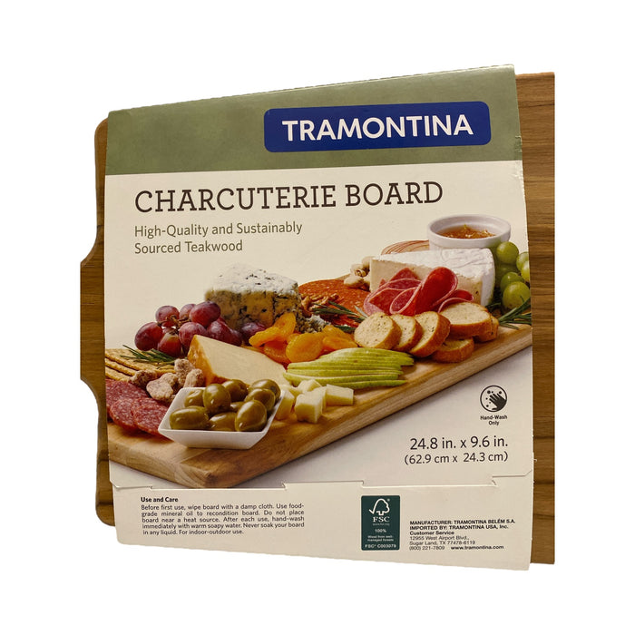 Tramontina Teak Wood Charcuterie Board, 24", 81000/038DS