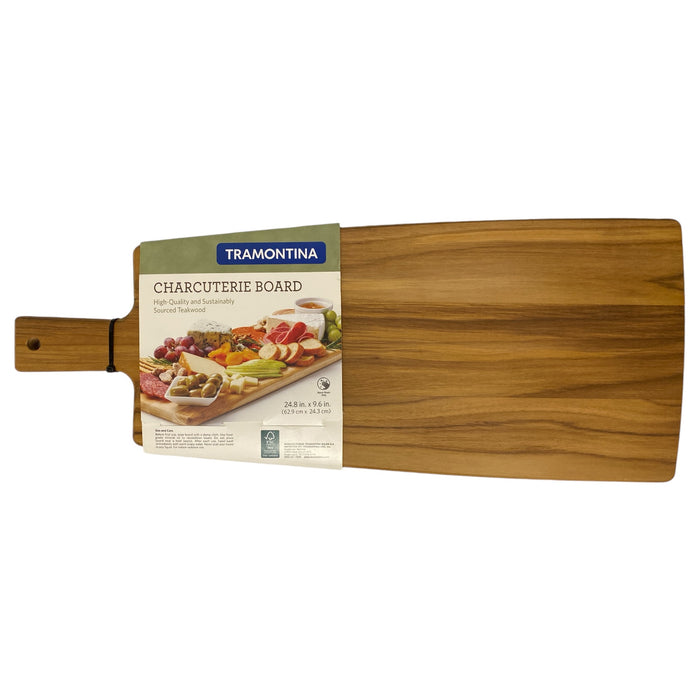 Tramontina Teak Wood Charcuterie Board, 24", 81000/038DS