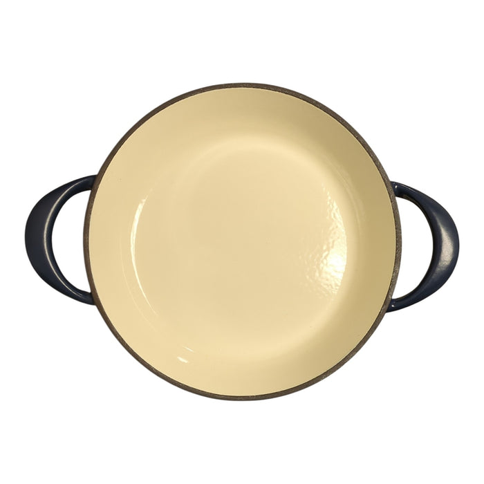 Tramontina Enameled Cast Iron 9.5" Bread Oven, Satin Navy