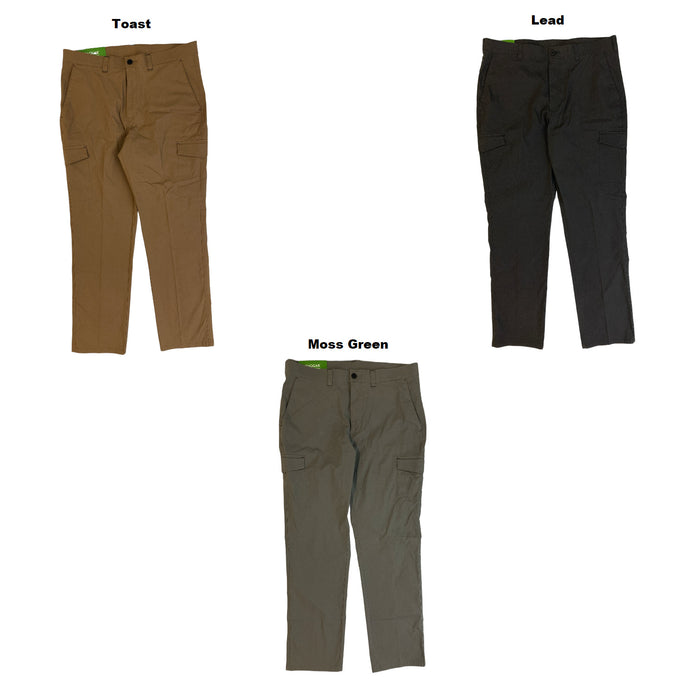 Haggar Men's Flat Front Ozark Trek Cargo Straight Fit Pant