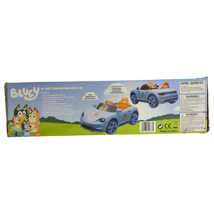 Sakar Kids Licensed 12-Volt Battery Powered Convertible Ride-on, Bluey