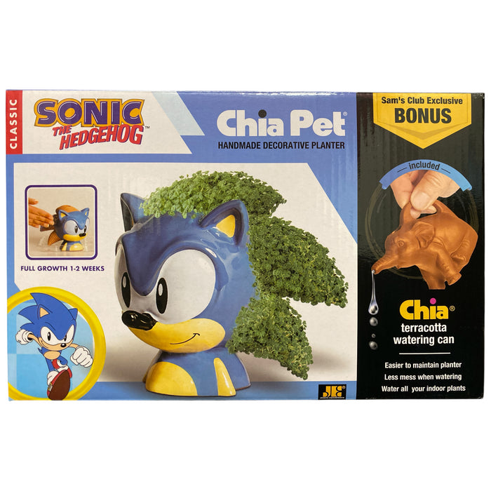Chia Pet Handmade Decorative Planter with Terracotta Watering Can