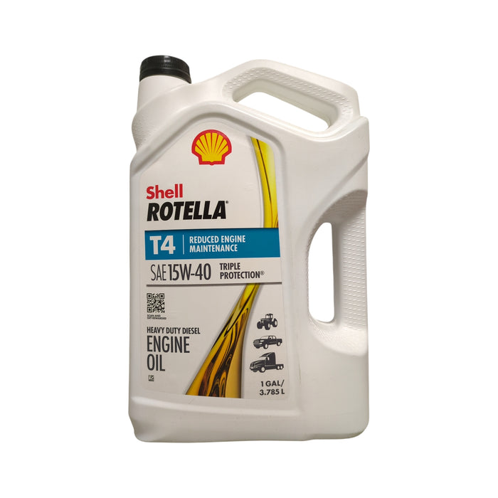 Rotella T4 15W-40 Heavy Duty Diesel Engine Oil, 1 Gallon
