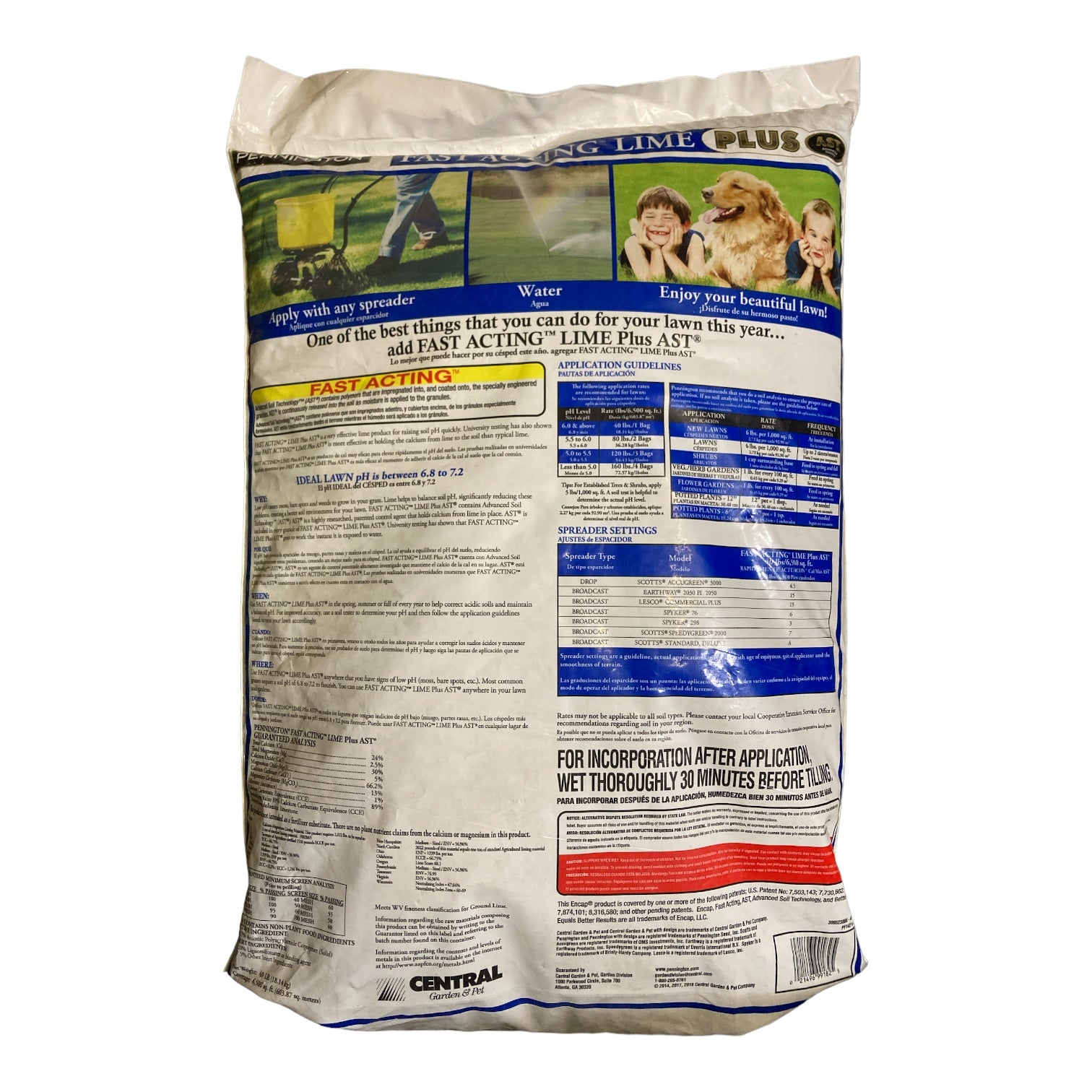 Pennington Fast Acting Lime with Advanced Soil Technology Covers 6,500