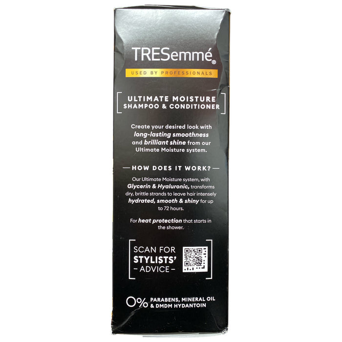 TRESemme Ultimate Moisture Shampoo & Conditioner, 72H Hydration, 39 floz, 2pk
