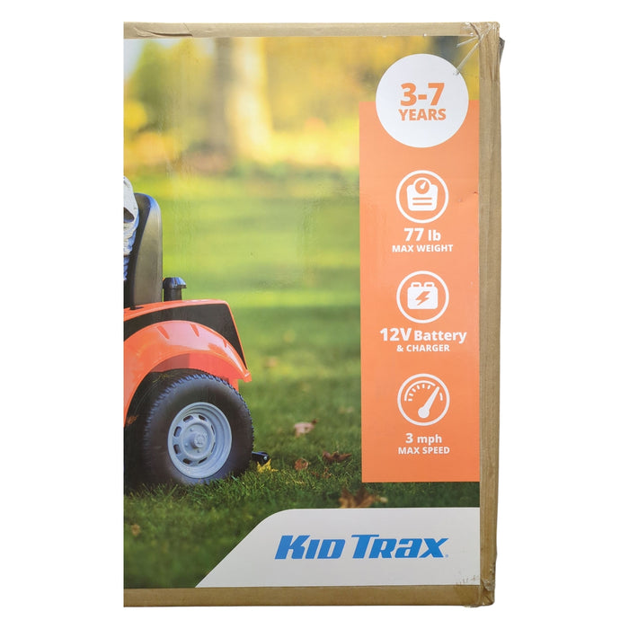 Kid Trax Zero Turn Lawn Mower 12-Volt Ride-On, 3MPH Top Speed, 77lbs Capacity