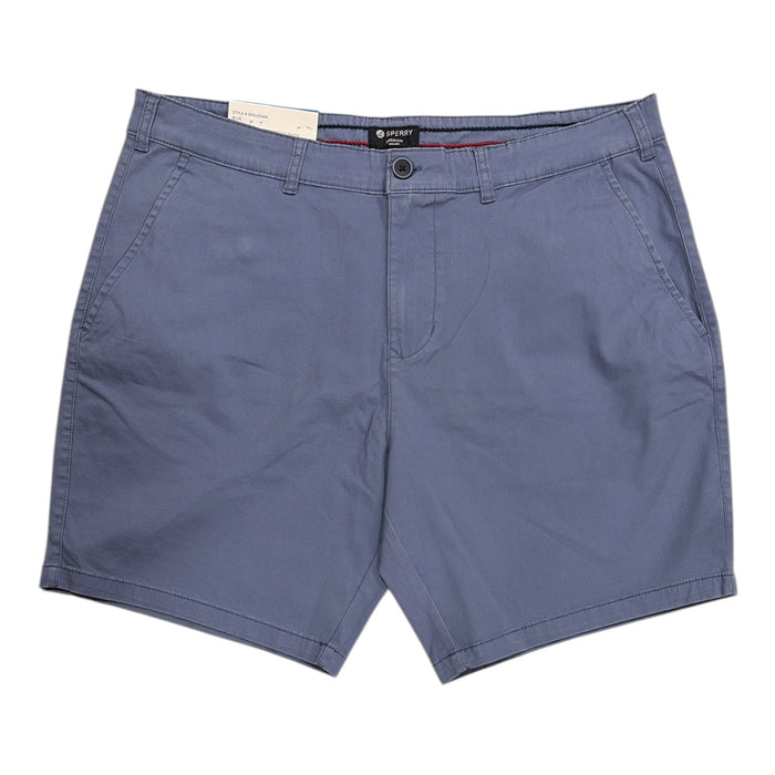 Sperry Men's Regular Fit Flex Cotton Vintage Washed Flat-Front Shorts