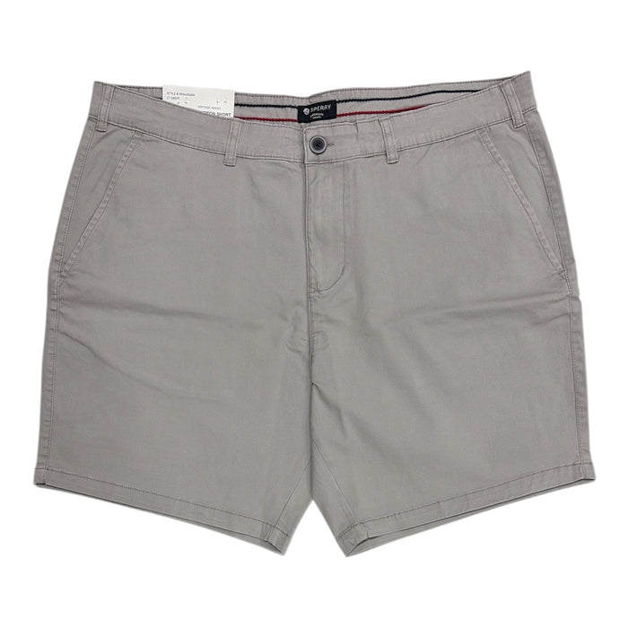 Sperry Men's Regular Fit Flex Cotton Vintage Washed Flat-Front Shorts