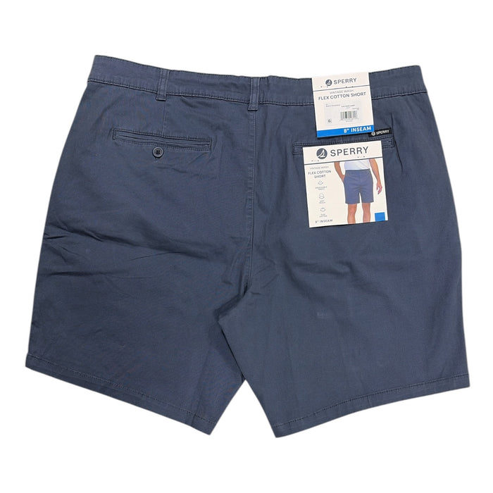 Sperry Men's Regular Fit Flex Cotton Vintage Washed Flat-Front Shorts