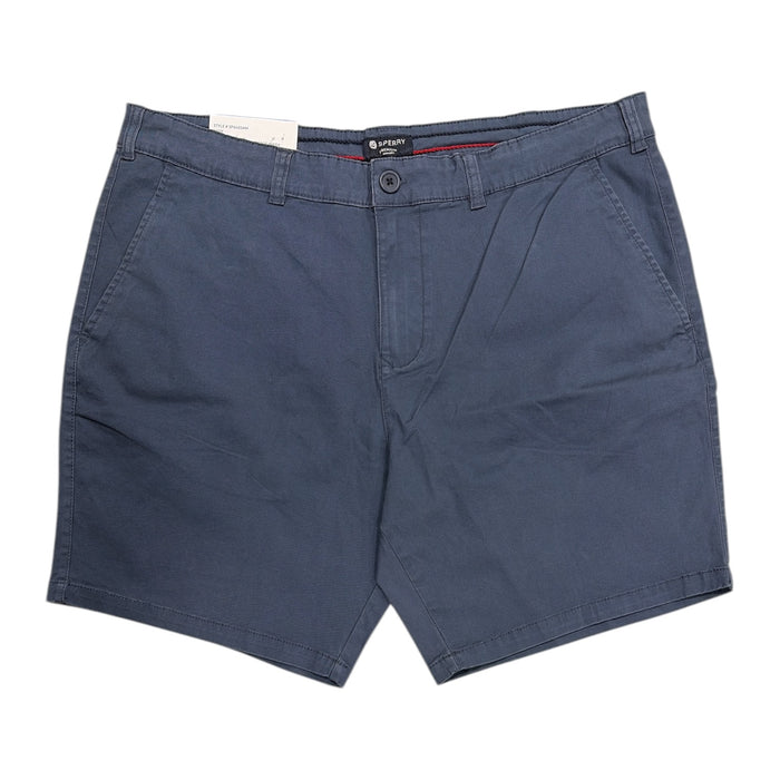 Sperry Men's Regular Fit Flex Cotton Vintage Washed Flat-Front Shorts