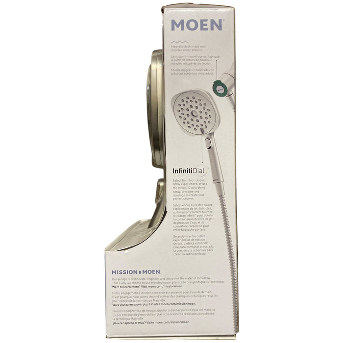 Moen Verso Handheld Shower with Infiniti Dial, Brushed Nickel