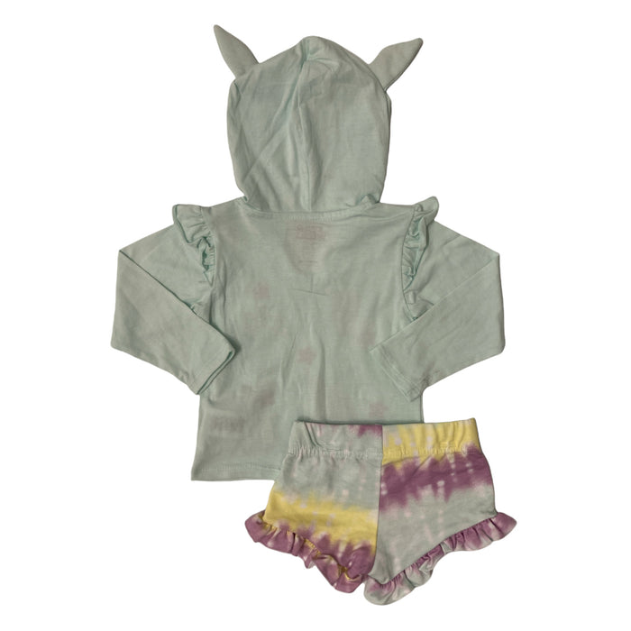 Star Wars The Mandalorian Girl's Lightweight Hoodie & Short Set