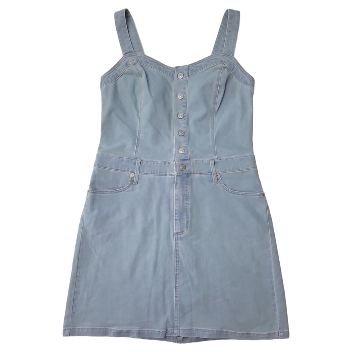 Jessica Simpson Ladies Front Button Zipper Fly Closure Wanda Sleeveless Dress