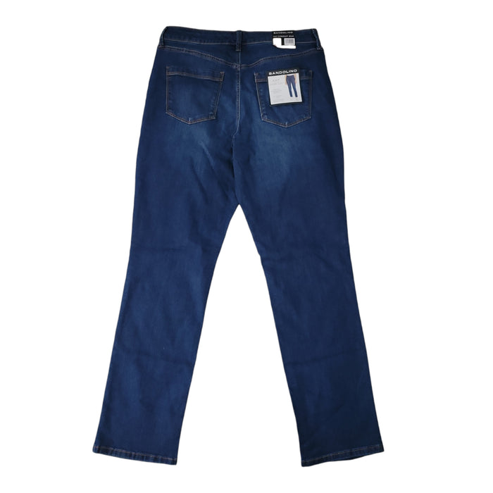 Bandolino Women's Stretch High Rise 30" Inseam Amy Straight Jean