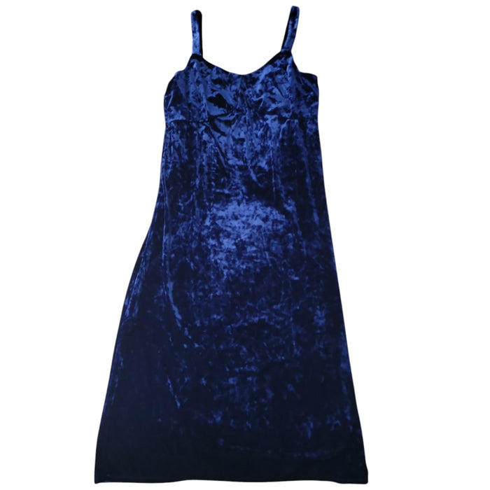 Jessica Simpson Women's Luxurious Crushed Velvet Slip Dress