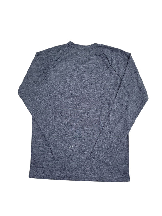 Nike Men's Crewneck UPF 40+ Dri-Fit Long Sleeve Heathered Swim Shirt