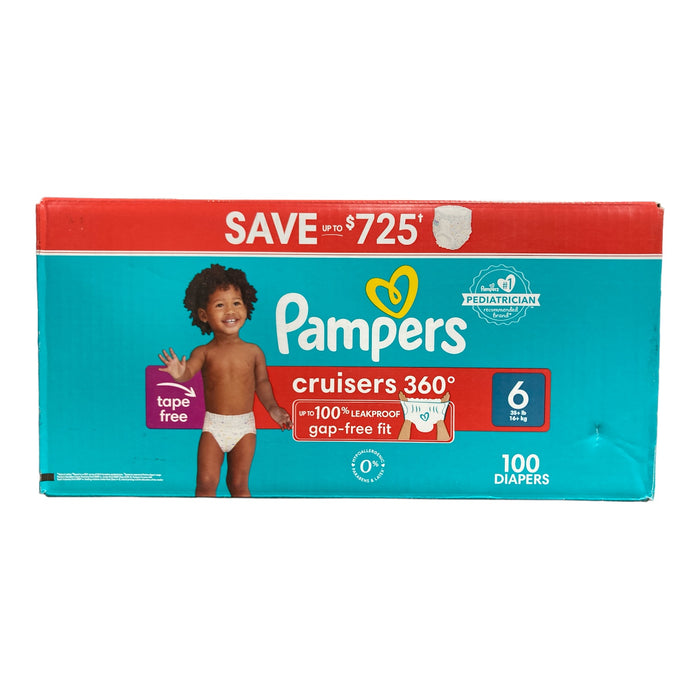 Pampers Cruisers 360 Diapers Gap-Free Fit, Size  (35+lbs), 100ct