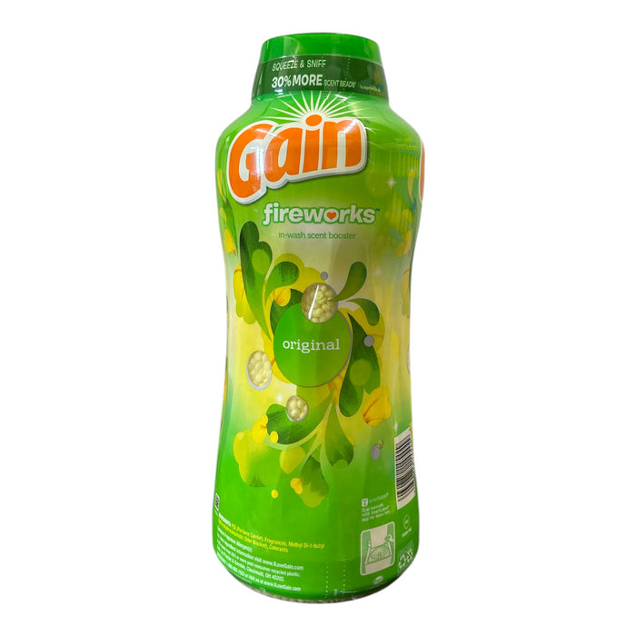 Gain Fireworks In-Wash Scent Booster Beads, Original Scent, 34oz