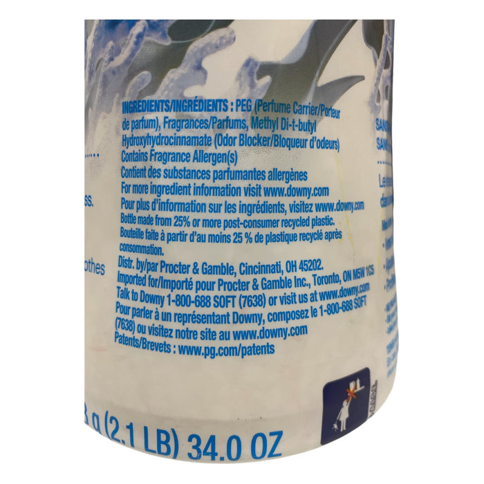 Downy Light In-Wash Scent Booster Beads, 34oz, Ocean Mist